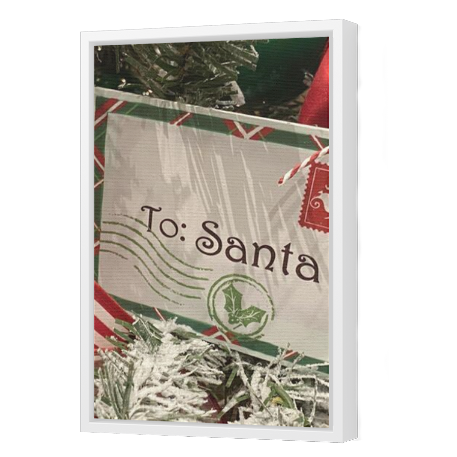 Thumbnail for Canvas - White Floating Frame