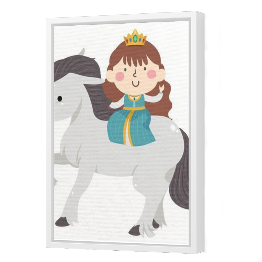 Thumbnail for Canvas - White Floating Frame
