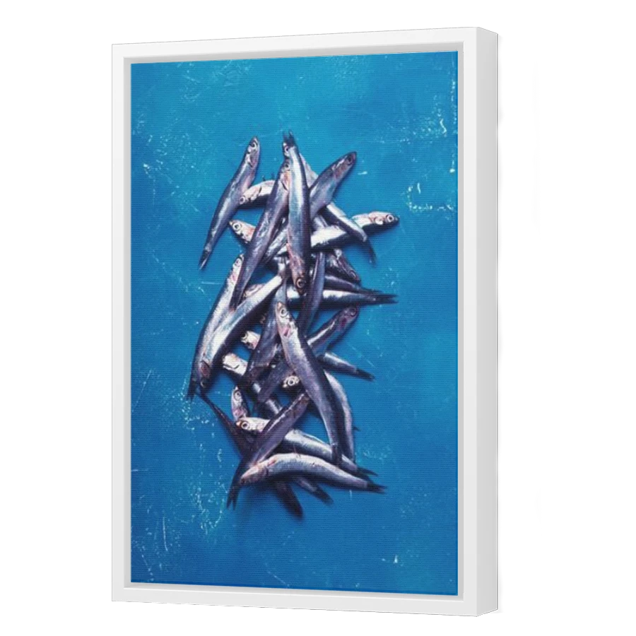 Thumbnail for Canvas - White Floating Frame