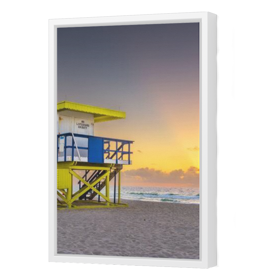 Thumbnail for Canvas - White Floating Frame