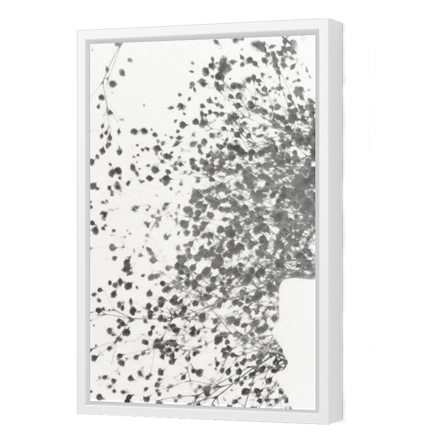 Thumbnail for Canvas - White Floating Frame