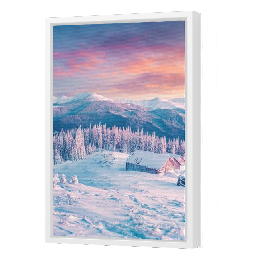 Thumbnail for Canvas - White Floating Frame