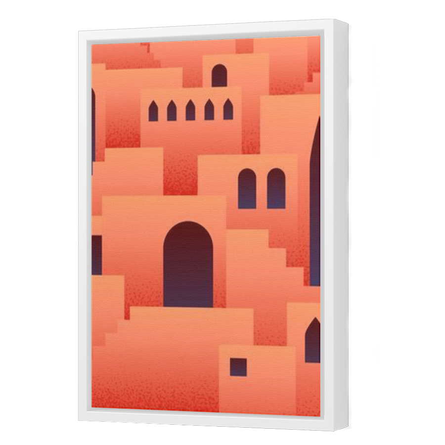 Thumbnail for Canvas - White Floating Frame