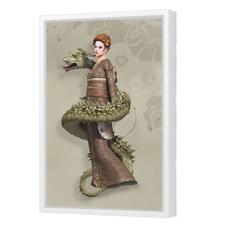 Thumbnail for Canvas - White Floating Frame