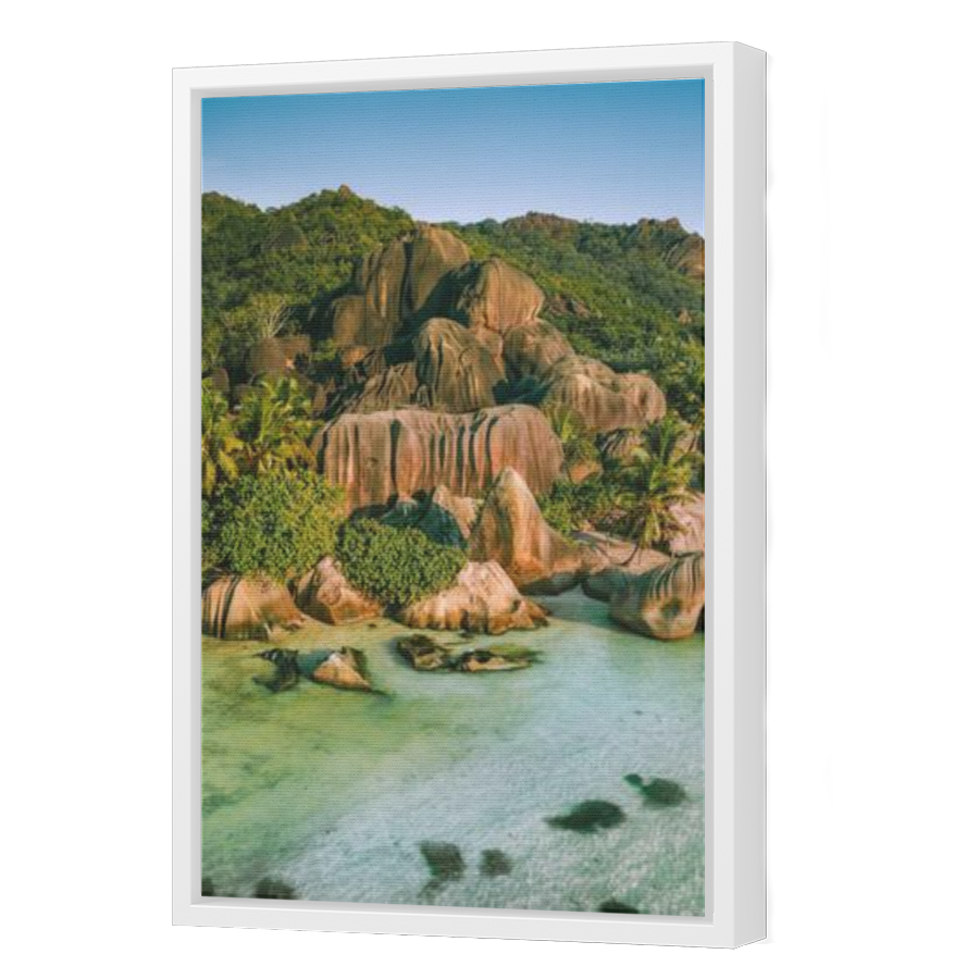 Thumbnail for Canvas - White Floating Frame