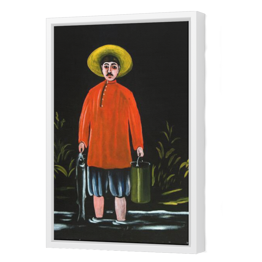 Thumbnail for Canvas - White Floating Frame