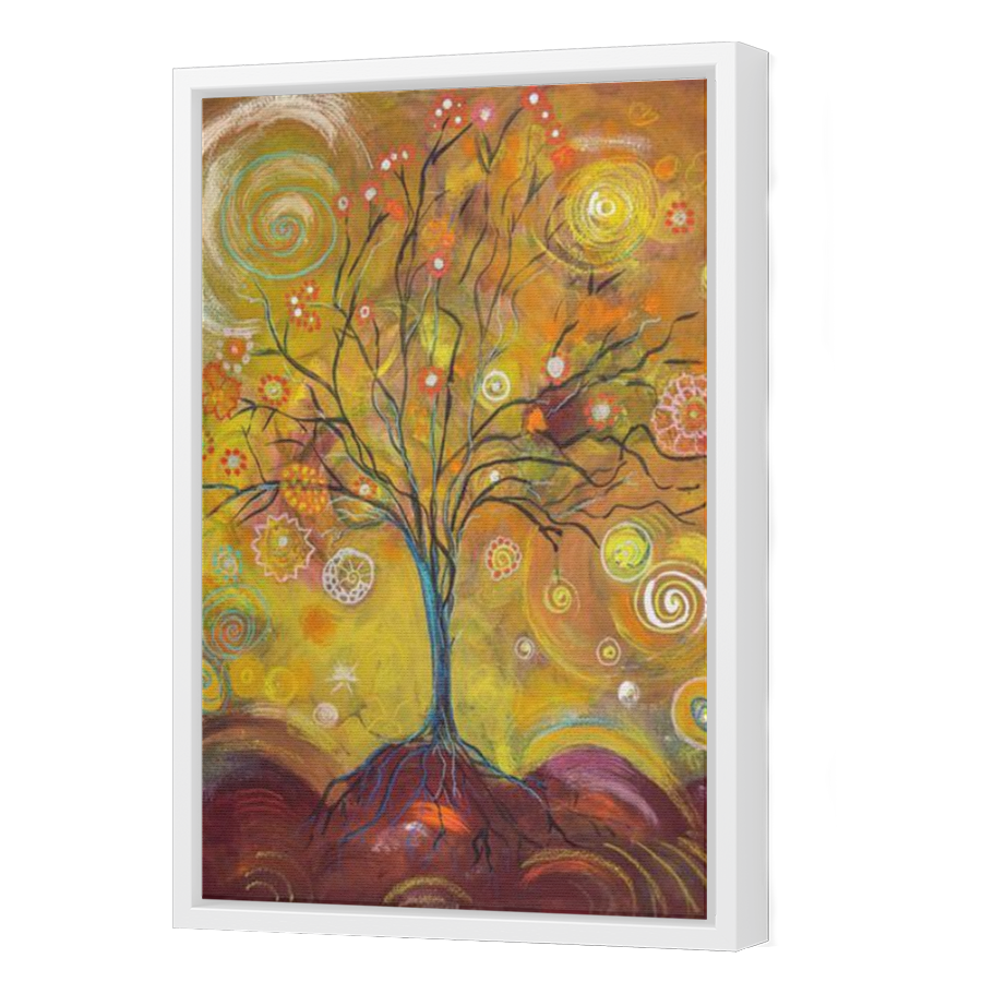 Thumbnail for Canvas - White Floating Frame