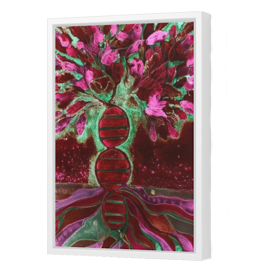Thumbnail for Canvas - White Floating Frame