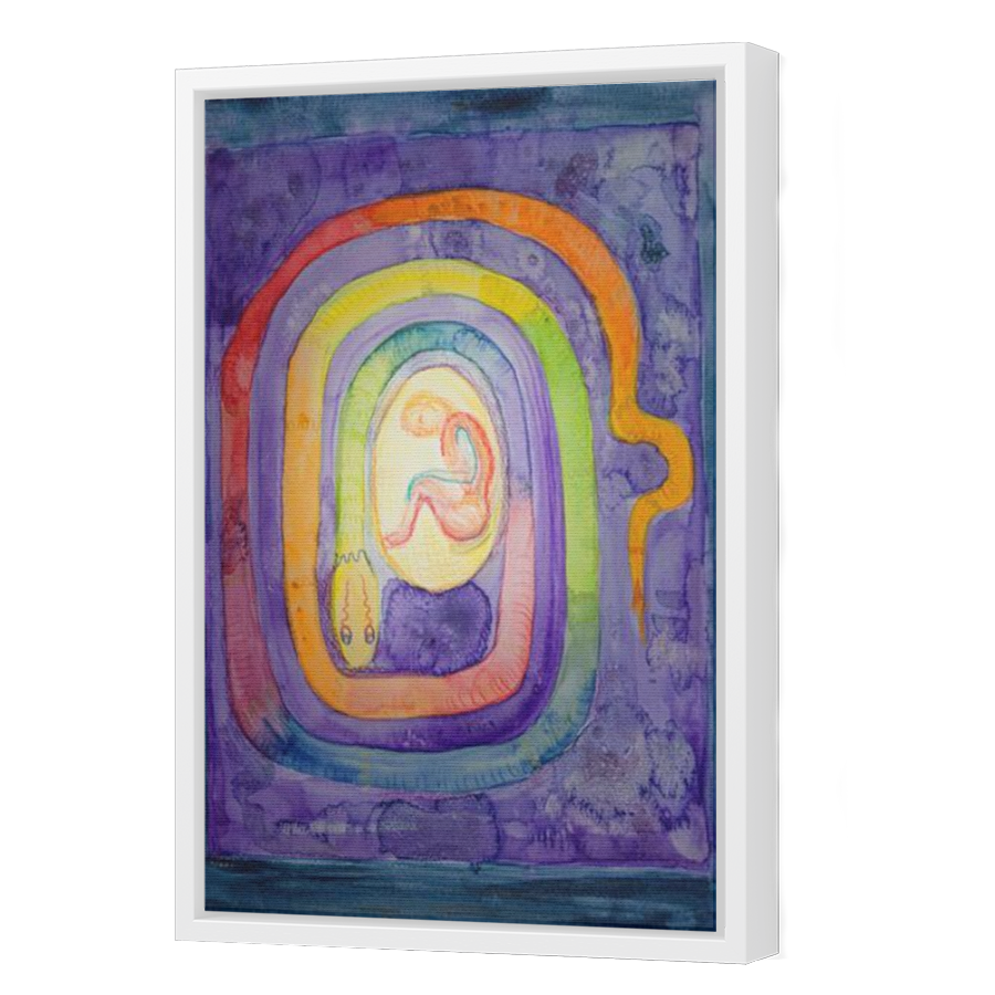 Thumbnail for Canvas - White Floating Frame