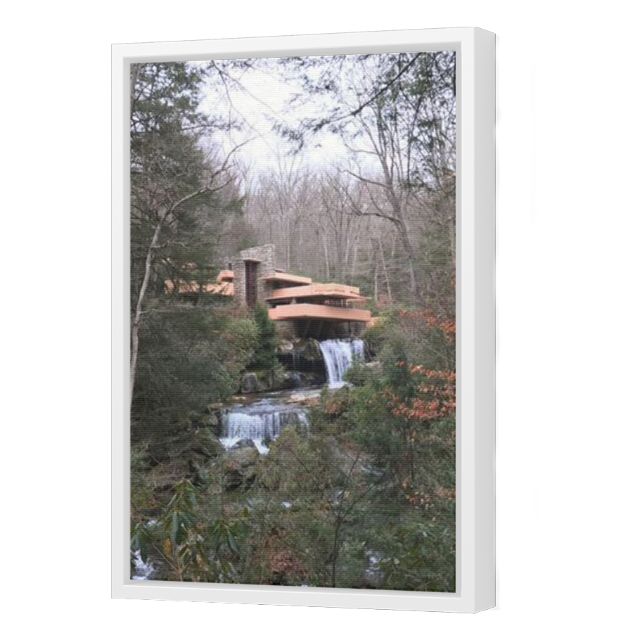 Thumbnail for Canvas - White Floating Frame