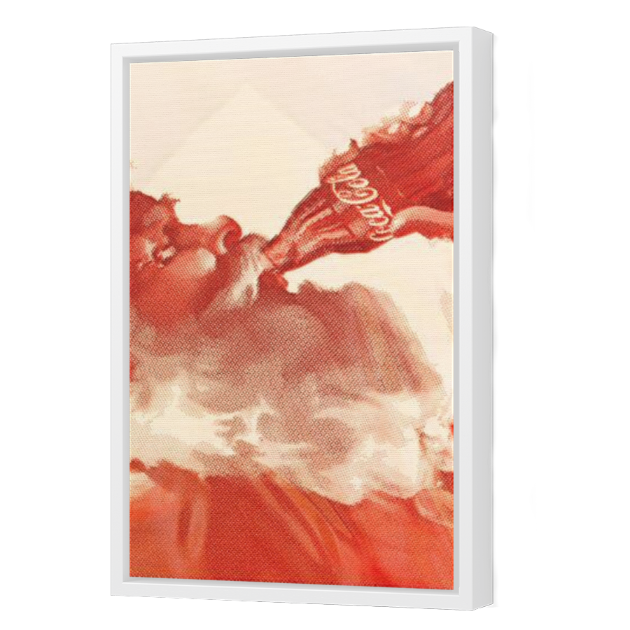 Thumbnail for Canvas - White Floating Frame