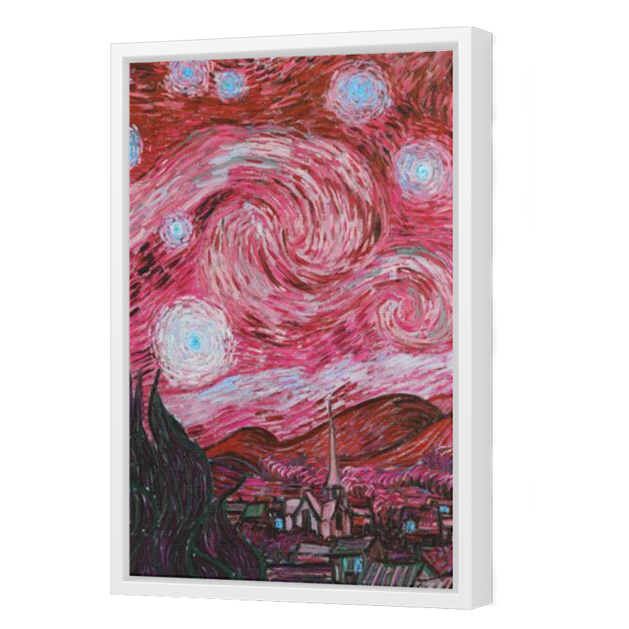 Thumbnail for Canvas - White Floating Frame