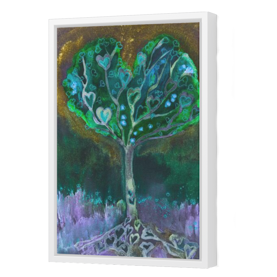 Thumbnail for Canvas - White Floating Frame