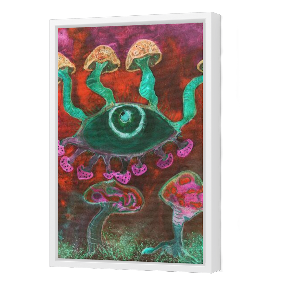 Thumbnail for Canvas - White Floating Frame