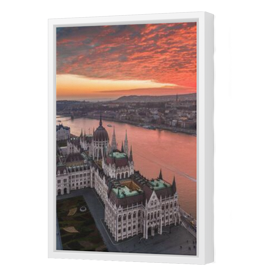 Thumbnail for Canvas - White Floating Frame