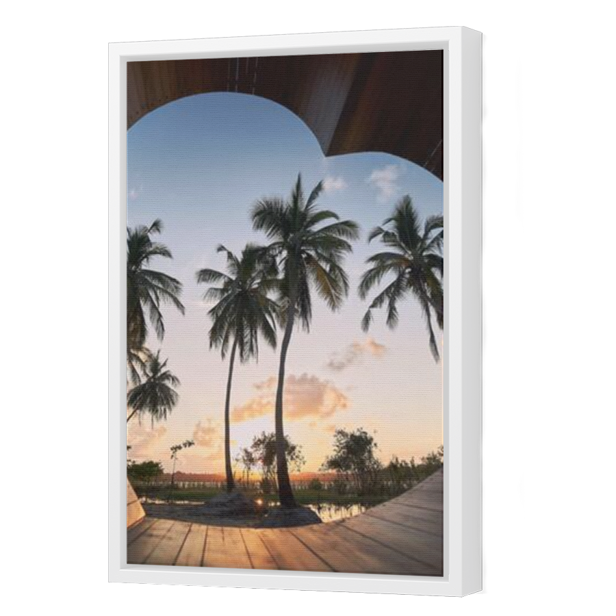 Thumbnail for Canvas - White Floating Frame