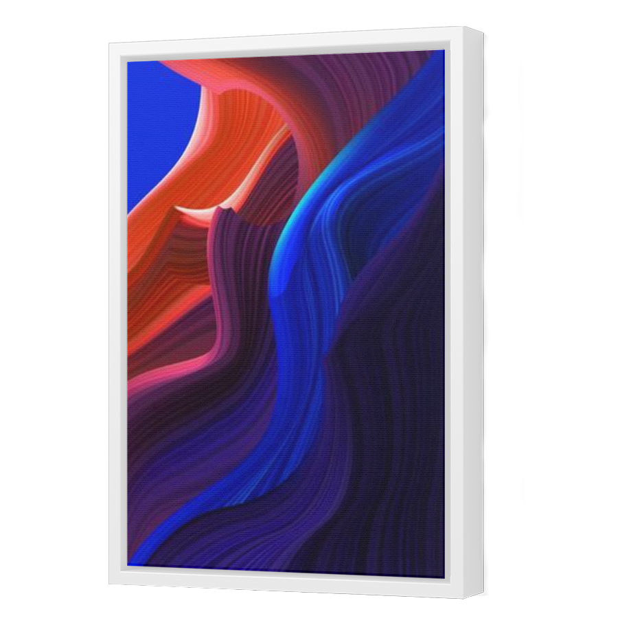 Thumbnail for Canvas - White Floating Frame