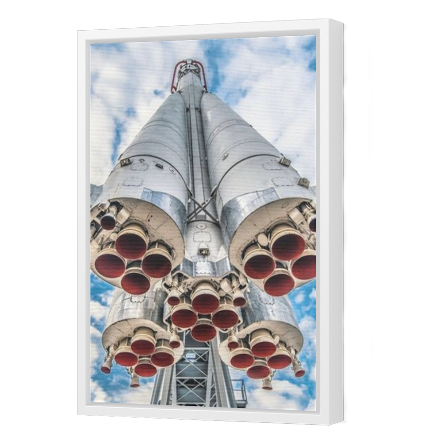 Thumbnail for Canvas - White Floating Frame