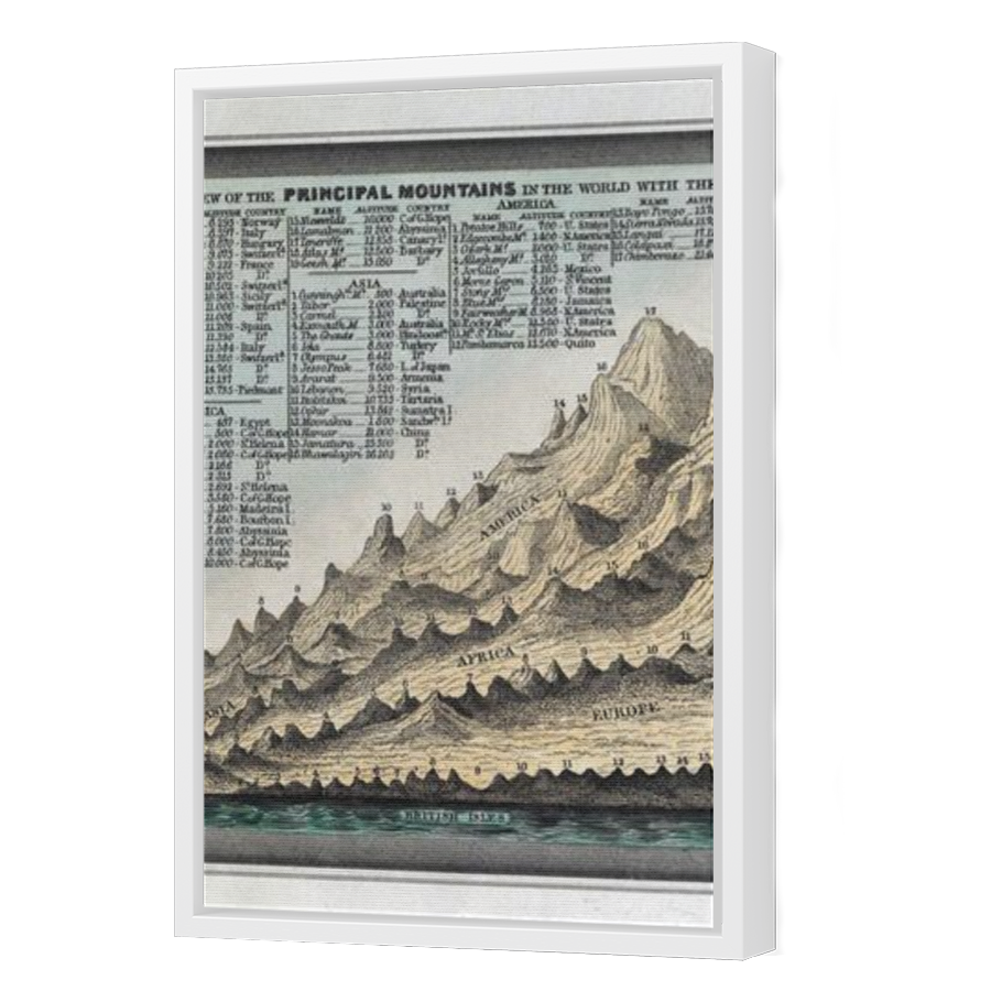 Thumbnail for Canvas - White Floating Frame