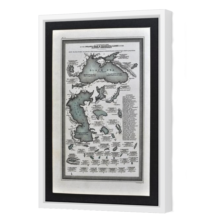 Thumbnail for Canvas - White Floating Frame