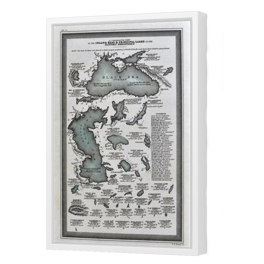 Thumbnail for Canvas - White Floating Frame