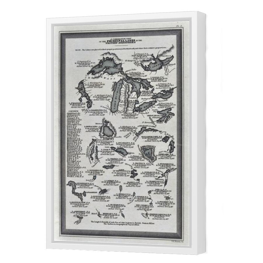 Thumbnail for Canvas - White Floating Frame