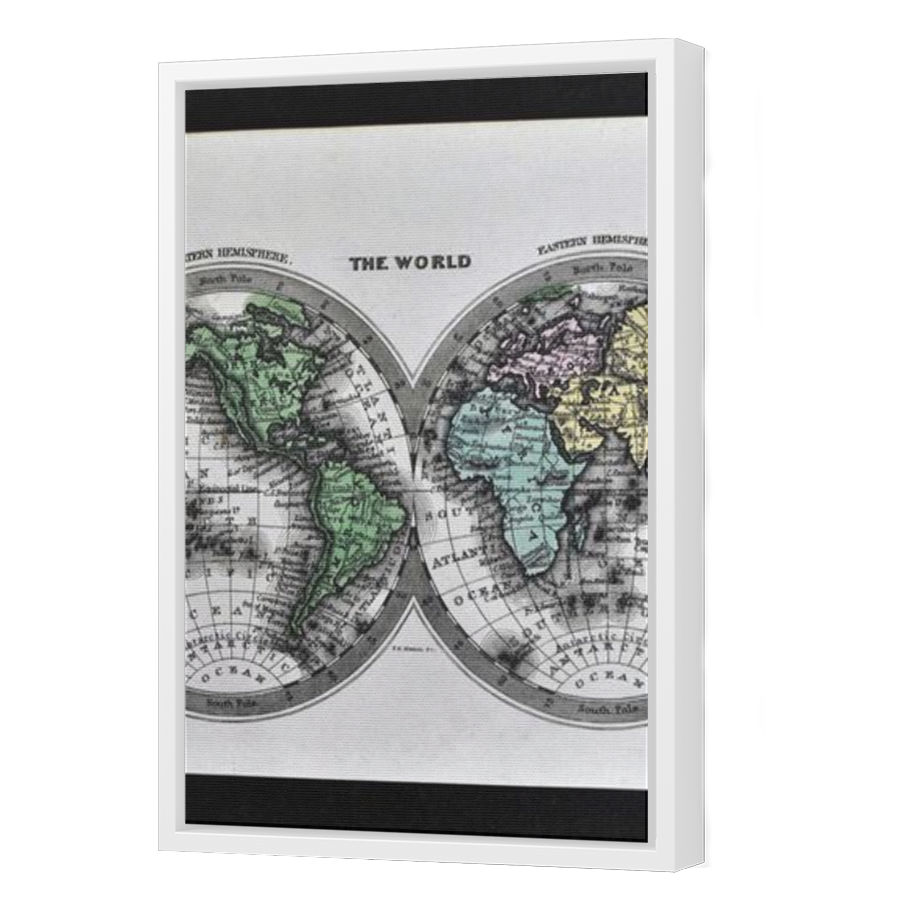 Thumbnail for Canvas - White Floating Frame
