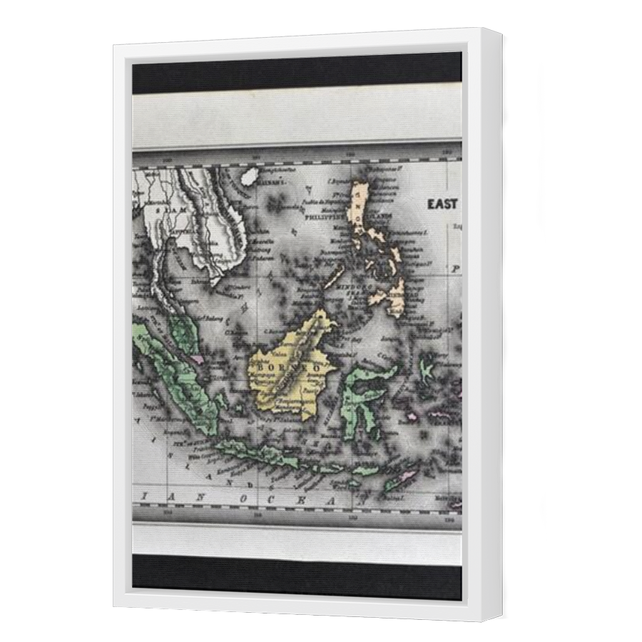 Thumbnail for Canvas - White Floating Frame