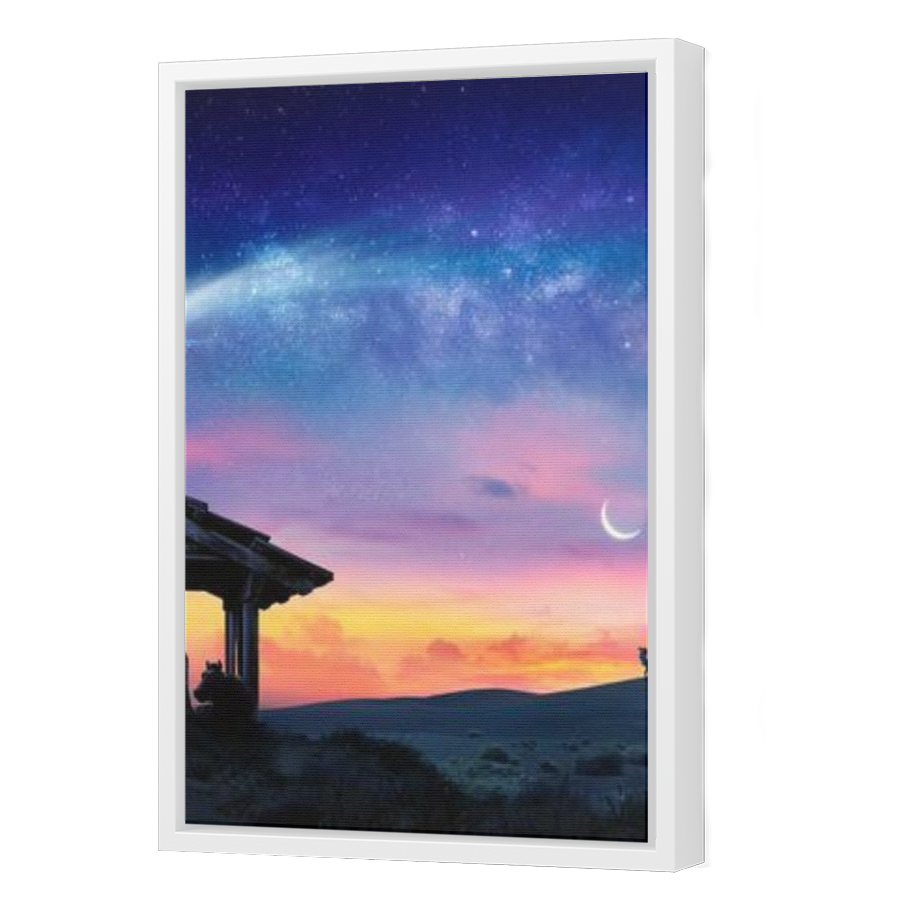Thumbnail for Canvas - White Floating Frame