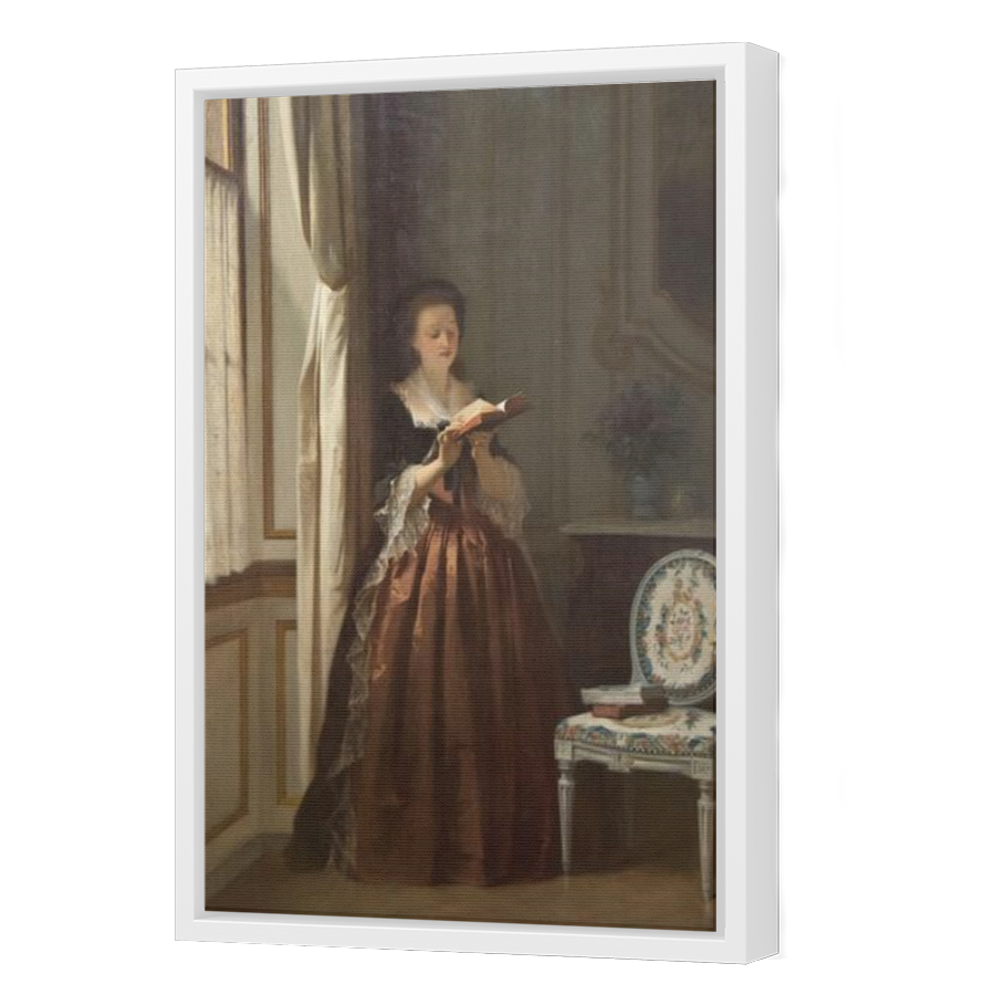 Thumbnail for Canvas - White Floating Frame