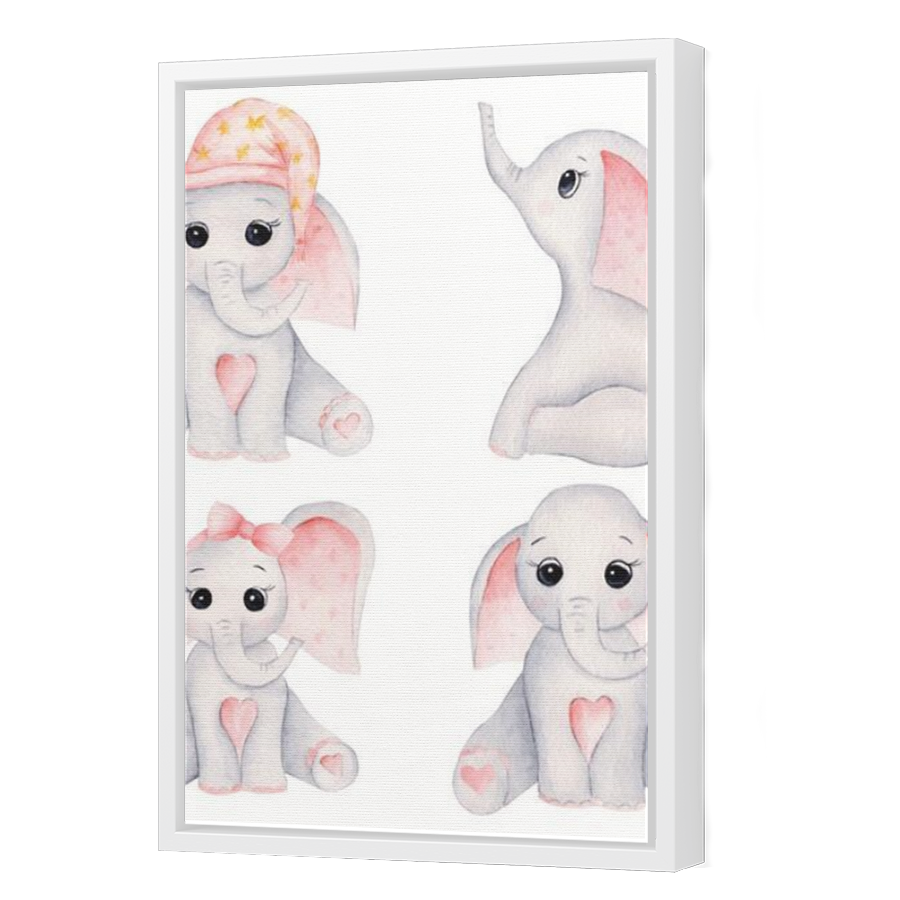Thumbnail for Canvas - White Floating Frame