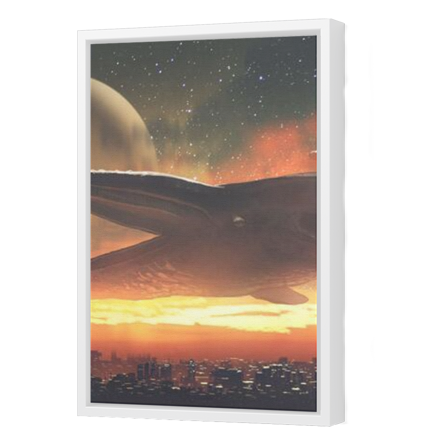 Thumbnail for Canvas - White Floating Frame