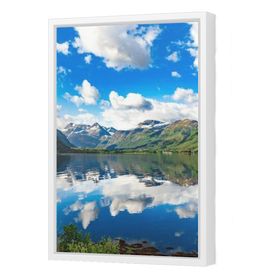 Thumbnail for Canvas - White Floating Frame