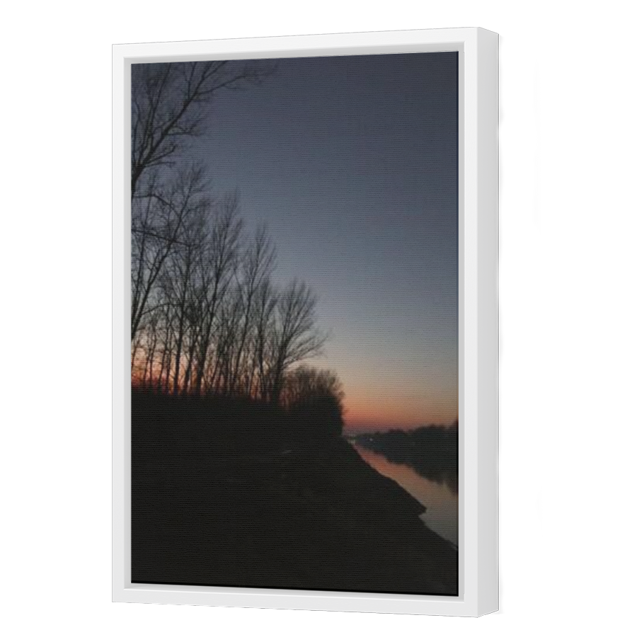 Thumbnail for Canvas - White Floating Frame