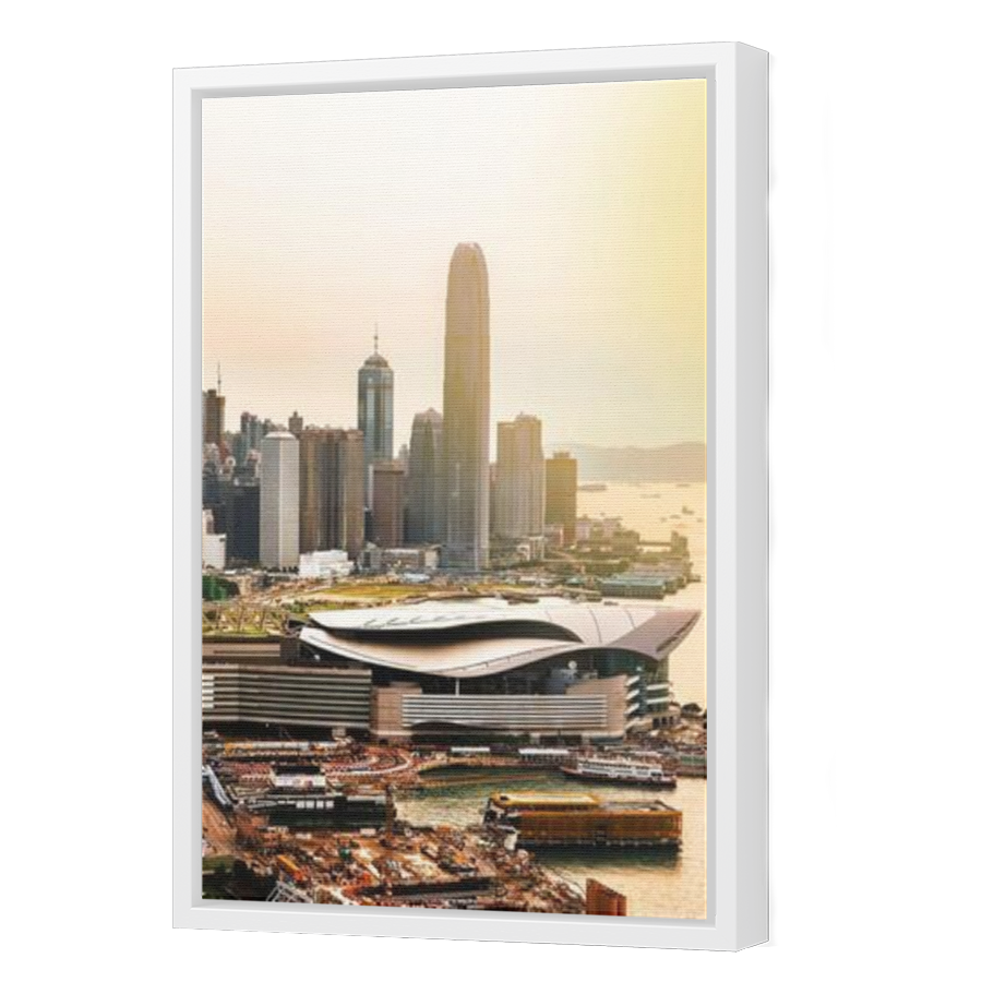 Thumbnail for Canvas - White Floating Frame