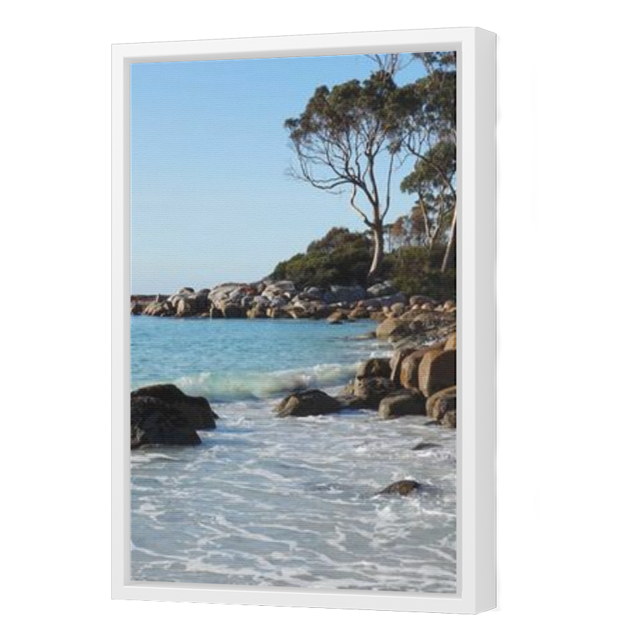 Thumbnail for Canvas - White Floating Frame