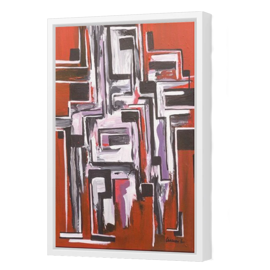 Thumbnail for Canvas - White Floating Frame