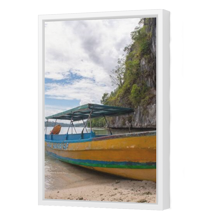 Thumbnail for Canvas - White Floating Frame