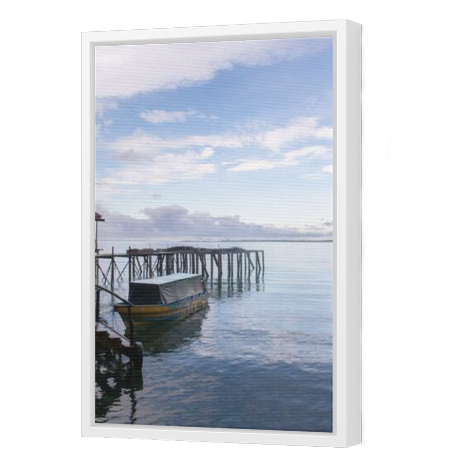 Thumbnail for Canvas - White Floating Frame