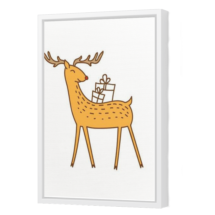 Thumbnail for Canvas - White Floating Frame