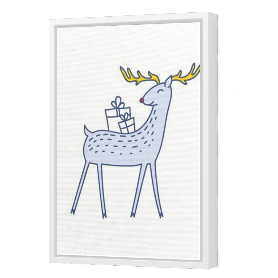 Thumbnail for Canvas - White Floating Frame