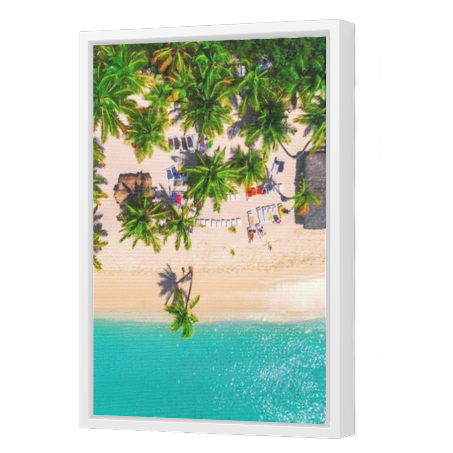 Thumbnail for Canvas - White Floating Frame