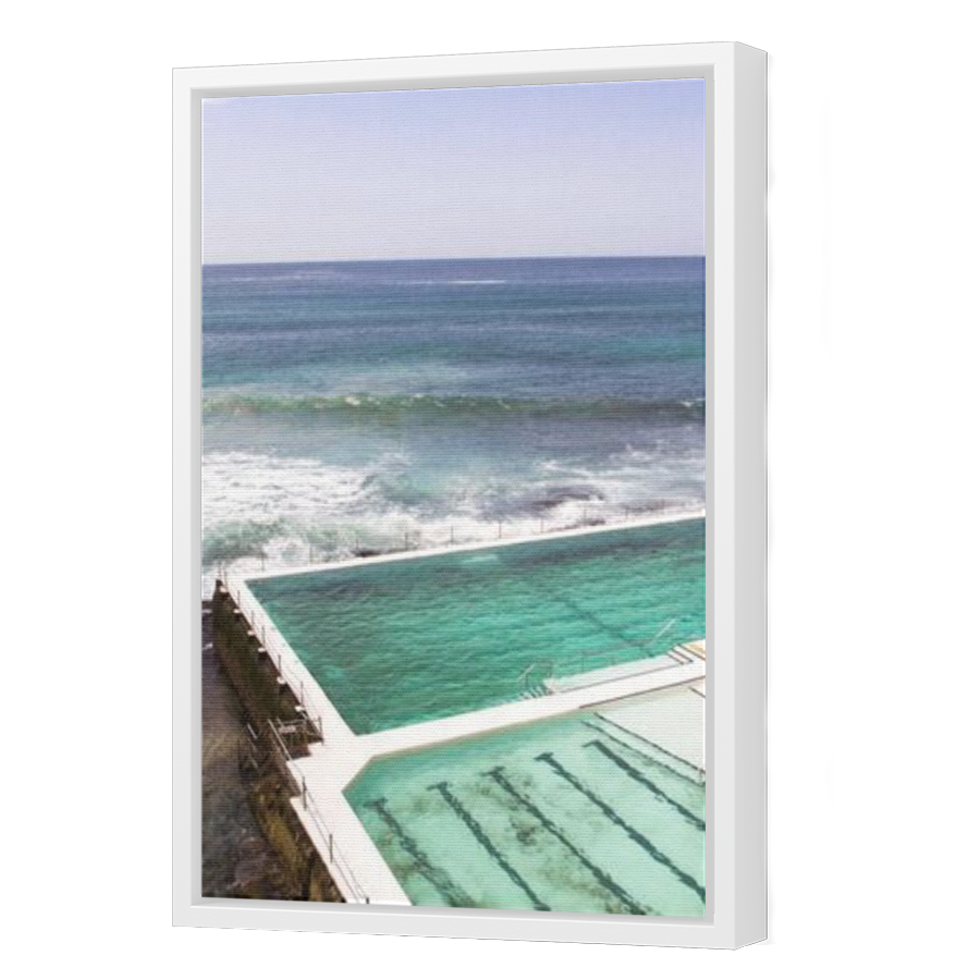 Thumbnail for Canvas - White Floating Frame