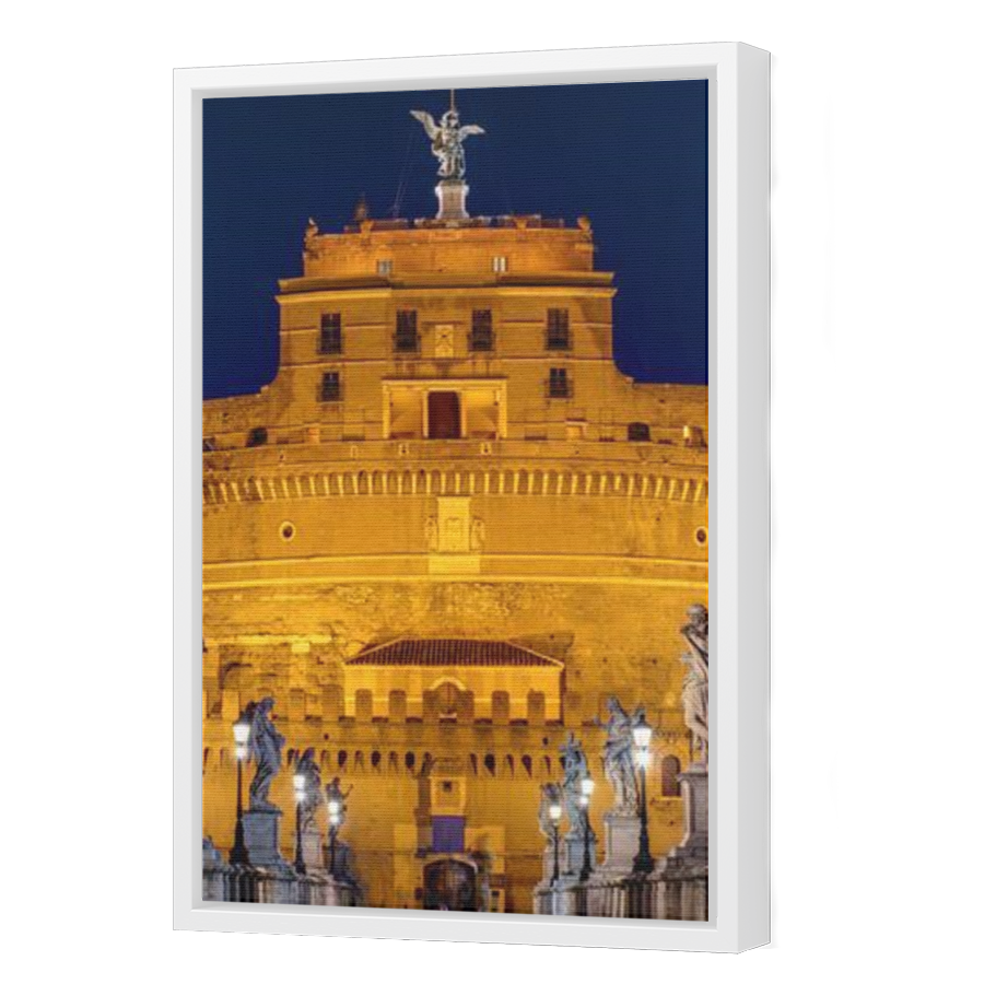 Thumbnail for Canvas - White Floating Frame