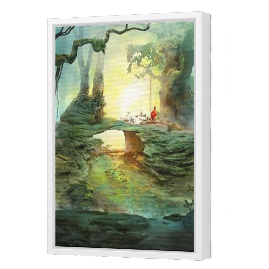 Thumbnail for Canvas - White Floating Frame