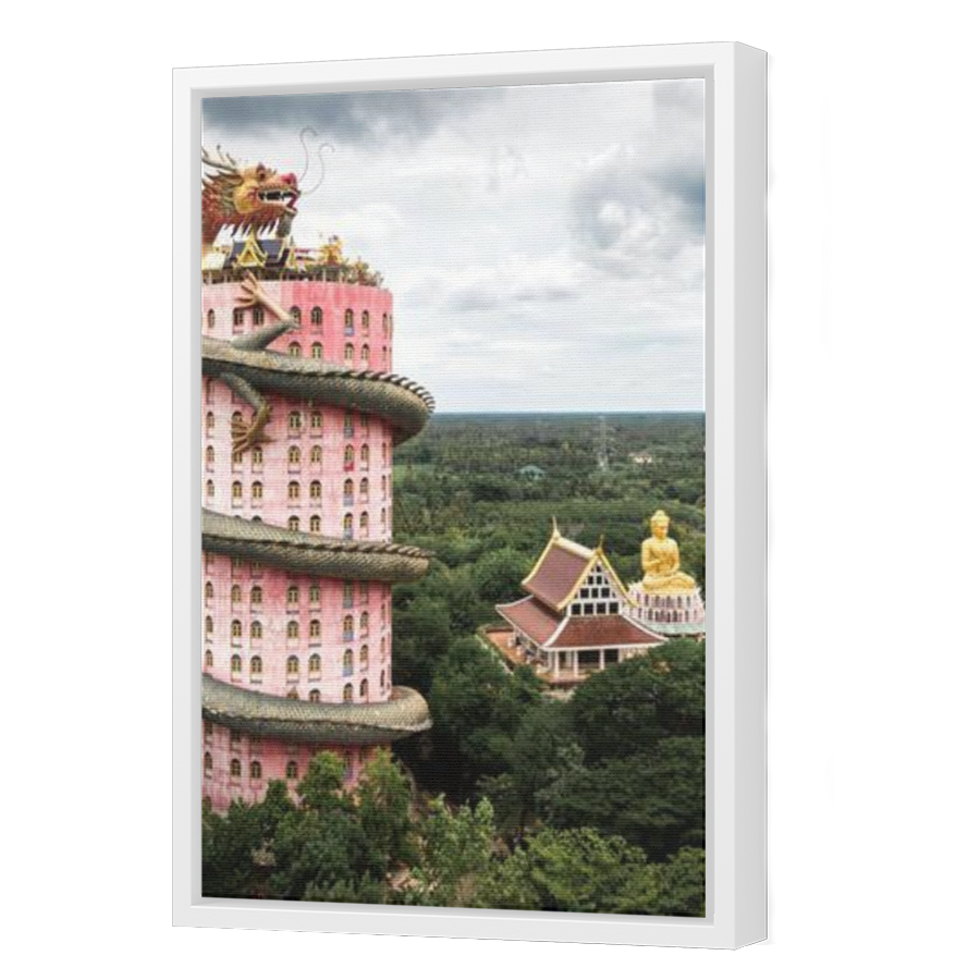 Thumbnail for Canvas - White Floating Frame