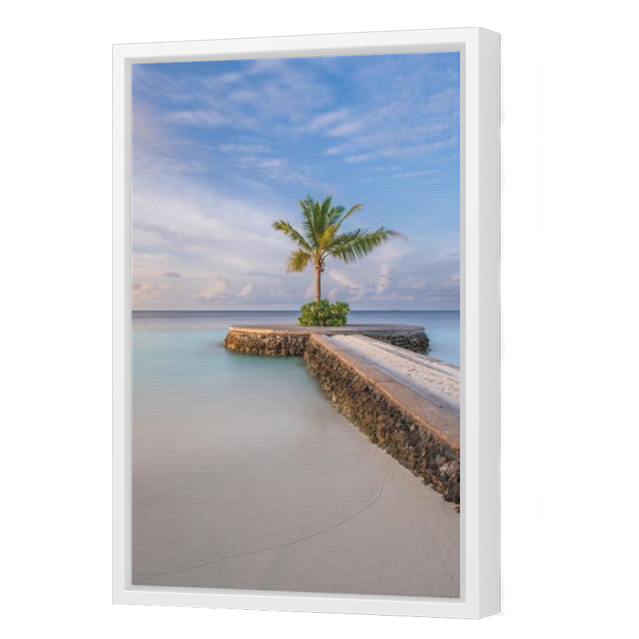 Thumbnail for Canvas - White Floating Frame