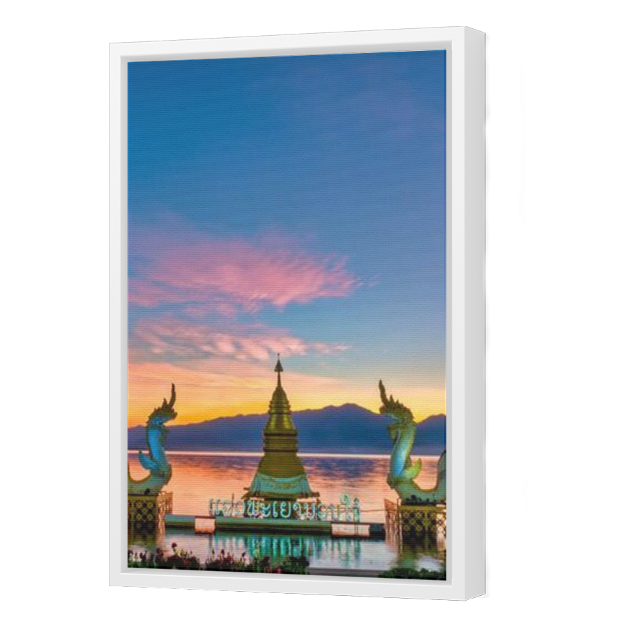 Thumbnail for Canvas - White Floating Frame
