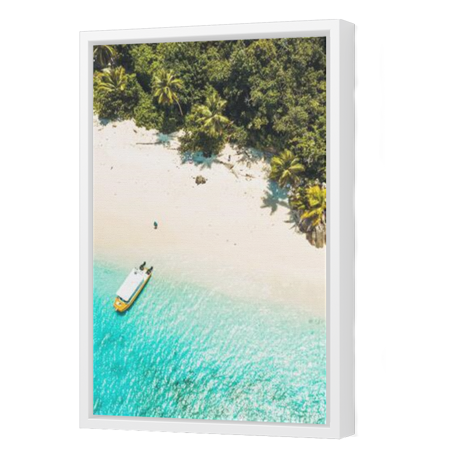 Thumbnail for Canvas - White Floating Frame