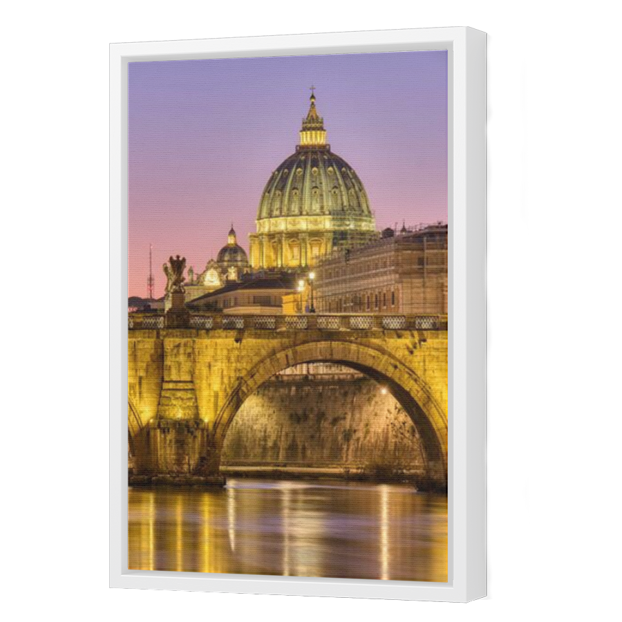 Thumbnail for Canvas - White Floating Frame